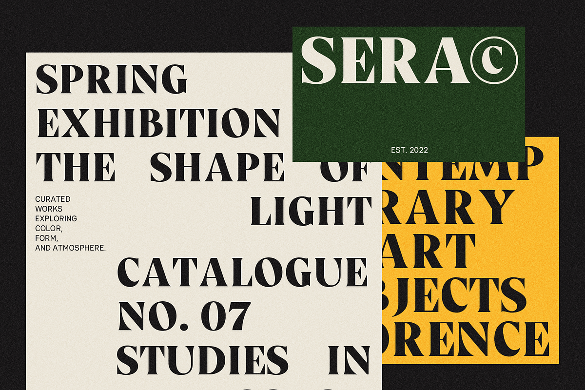 Seron - Bold Display Serif Font, a Serif Font by Indotype Foundry (Photo 7 of 10)