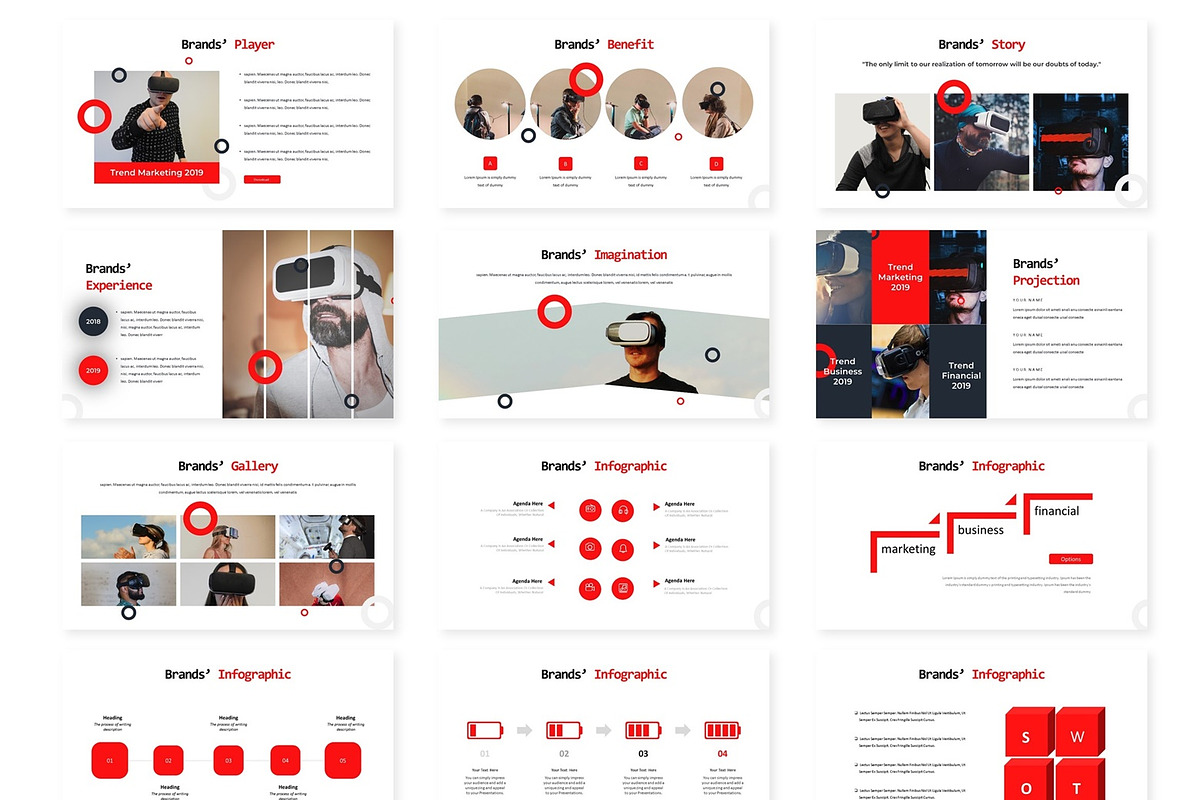 Visualition - Powerpoint Template, a Presentation Template by AQR Studio