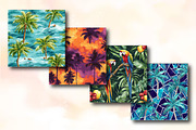 Palm Tree Paradise Summer Pattern, a Background Photo by RobertsArt (Thumbnail 3 of 5)