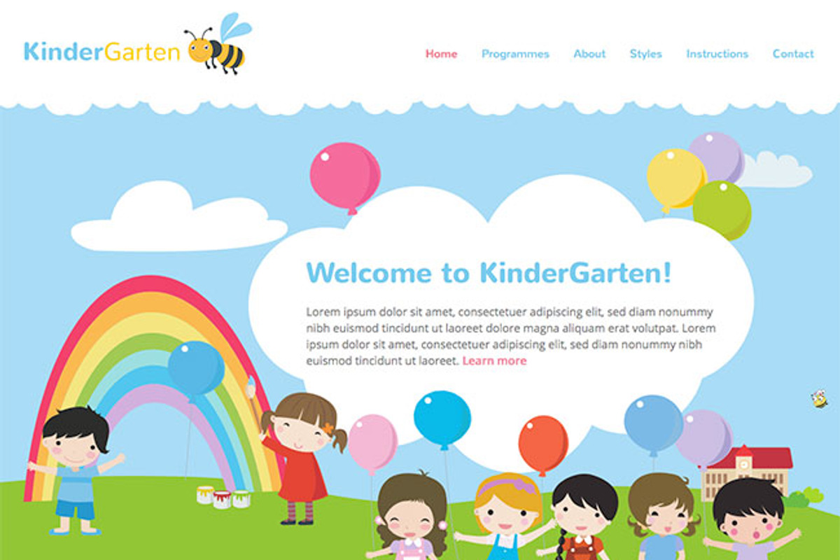Hot Kindergarten, a WordPress Template by hot-themes (Photo 1 of 4)