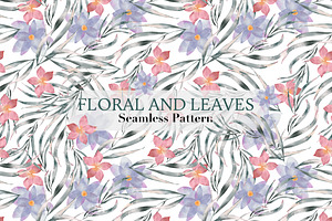 Floral and Leaves Pattern