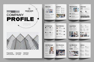 Company Profile Layout, a Brochure Template by ContestDesign