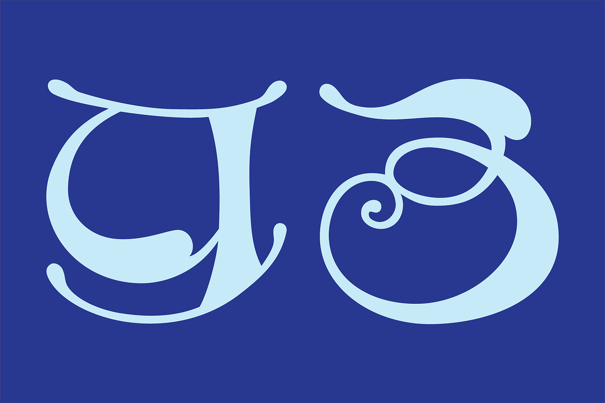 Gothic Initials Nine Font, a Script Font by GG Design (Photo 14 of 14)