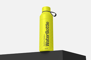 Realistic Water Bottle Mockup PSD, a Packaging Mockup by graphypix