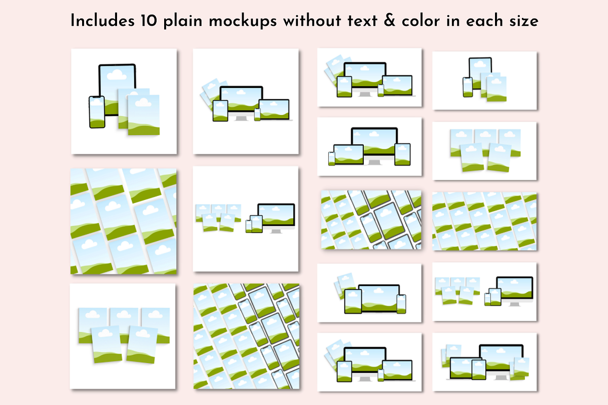 Digital product mockup Canva, a Mockup by Cate Creates (Photo 4 of 8)