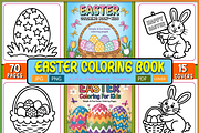 Easter Coloring Book for Kids, a Seasonal Illustration by Ink Gallery (Thumbnail 1 of 6)