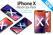 iPhone Xs Mock-ups Pack, an iPhone Mockup by Interbrand (Thumbnail 1 of 9)