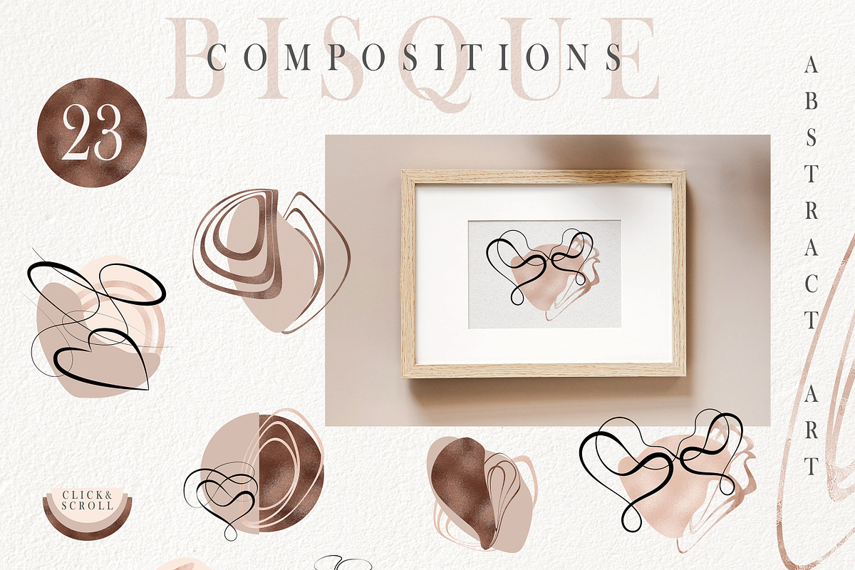 SALE! BISQUE abstract collection, a Texture Graphic by Tiana Geo (Photo 3 of 9)