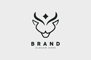 Buffalo Cow Bull Head logo design, a Branding & Logo Template by Andre (Thumbnail 3 of 3)