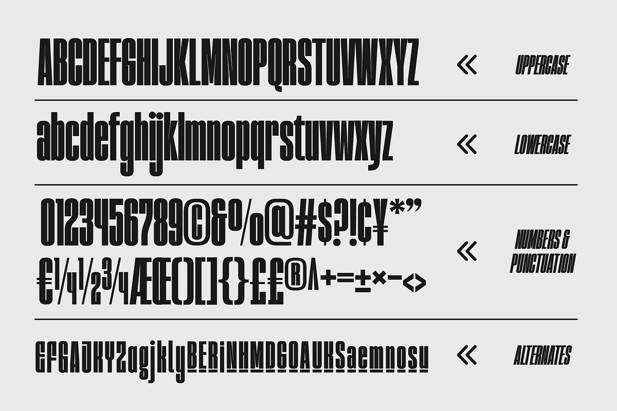 Homura - Condensed, a Sans Serif Font by Arterfak Project (Photo 8 of 14)