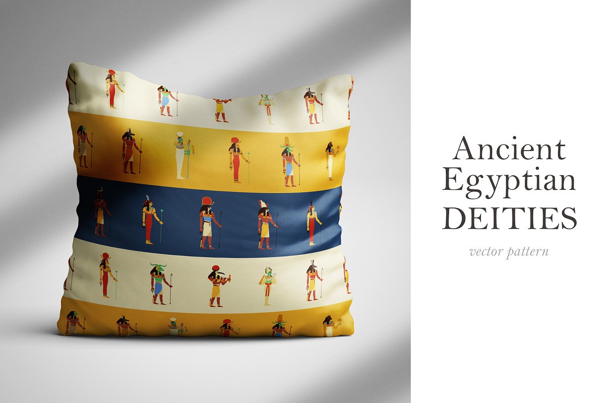 Ancient Egypt gods seamless pattern, a Pattern Graphic by Good Studio (Photo 1 of 4)