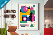 Abstract geometric Bauhaus,Memphis03, a Decorative Illustration by KENO Mascots (Thumbnail 5 of 6)
