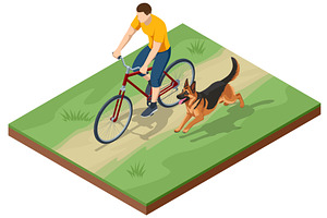 An isometric illustration of a, a Sport Illustration by Golden Sikorka