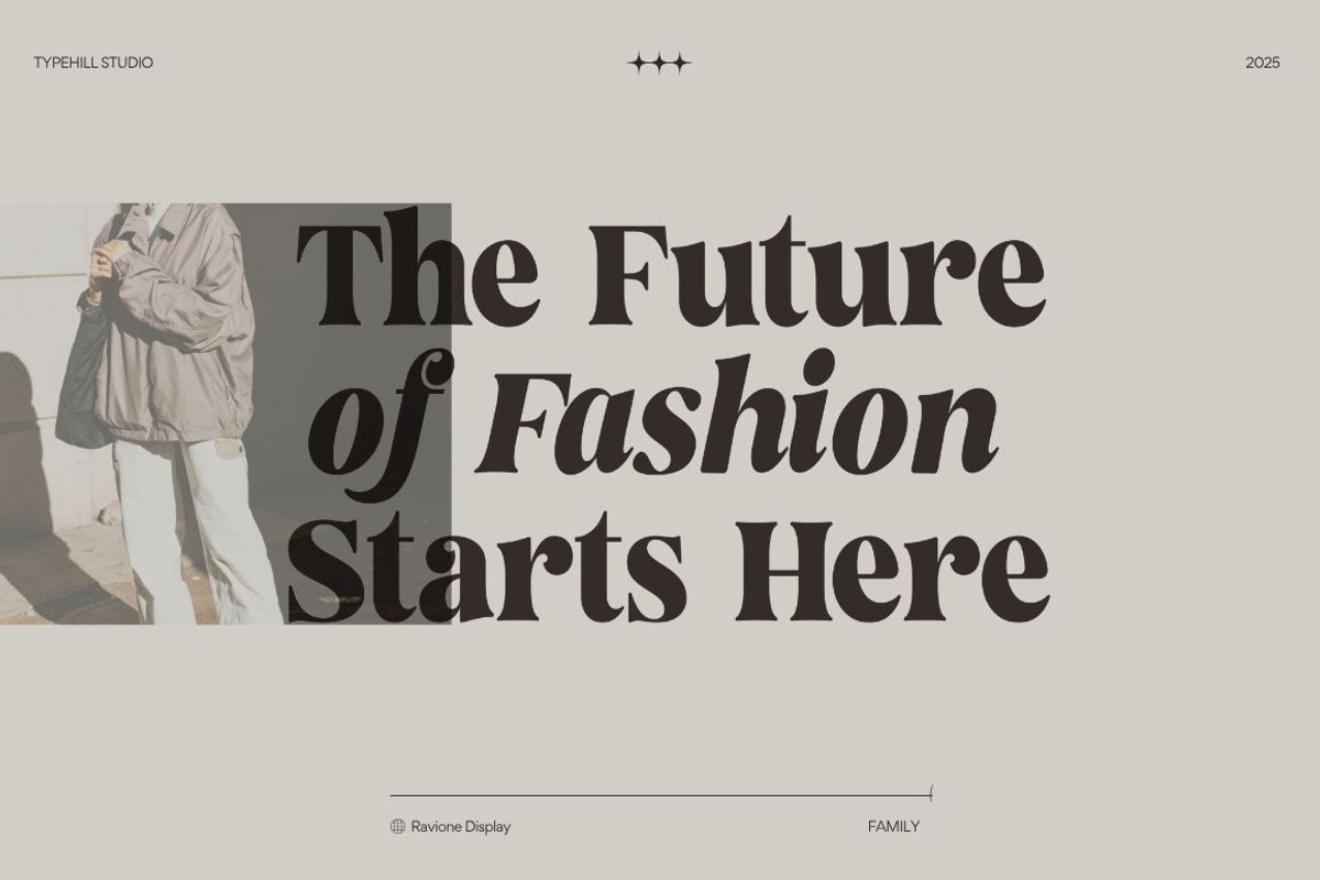 Ravione Display, a Serif Font by Typehill (Photo 3 of 11)