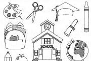 Doodle School Photoshop Brushes preview 2