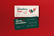 Christmas Sale Voucher, a Card Template by graphicook (Thumbnail 1 of 3)