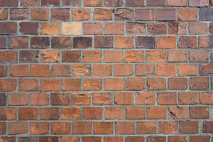 red brick wall background, a Photo by WorldOfPhotos