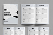Monthly Planner, a Stationery Template by MightyDesign (Thumbnail 3 of 7)