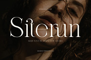 Siterun Elegant Serif Font, a Serif Font by Perfectype (Thumbnail 1 of 8)