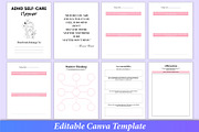 Ultimate ADHD Self-Care Planner, a Stationery Template by Mustafiz (Thumbnail 2 of 8)