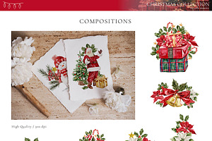 Christmas Watercolor Collection