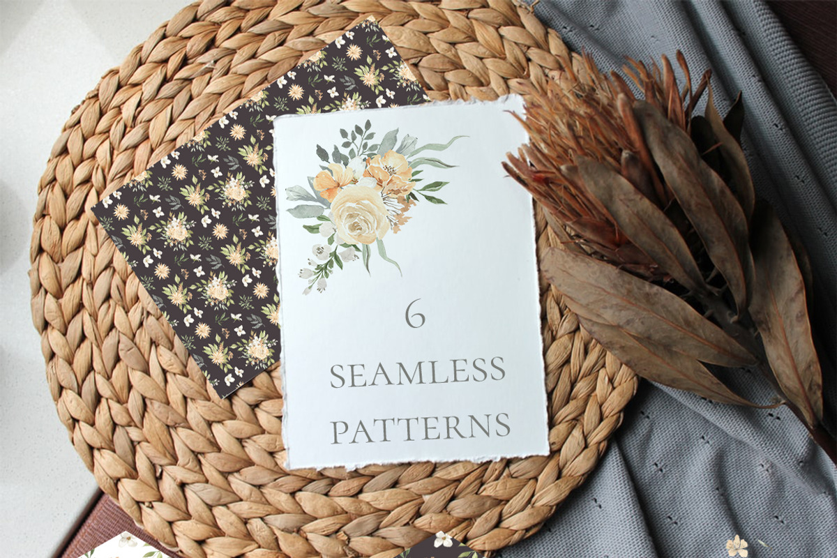 Vanilla summer. Watercolor flowers, a Decorative Illustration by Love Watercolor Store (Photo 5 of 6)