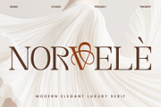 Norvele Modern Luxury Serif Font, a Serif Font by Rasio Studio (Thumbnail 1 of 11)