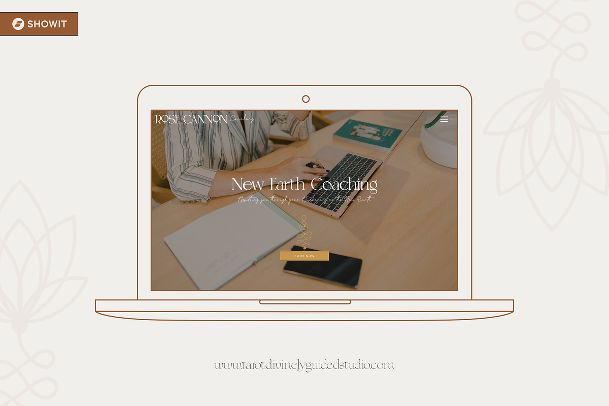 New Earth Coaching ShowIt Template, a Landing Page Template by Divinely Guided Studio (Photo 11 of 11)