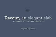Decour, a Slab Serif Font by Latinotype (Thumbnail 1 of 5)