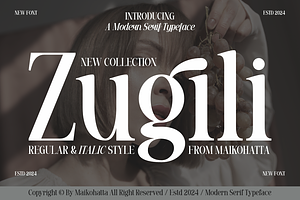 Zugili - Modern Serif Typeface