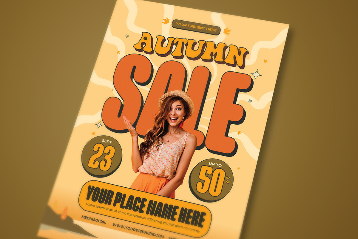 Autumn Sale Flyer, a Flyer Template by megarez (Photo 3 of 3)