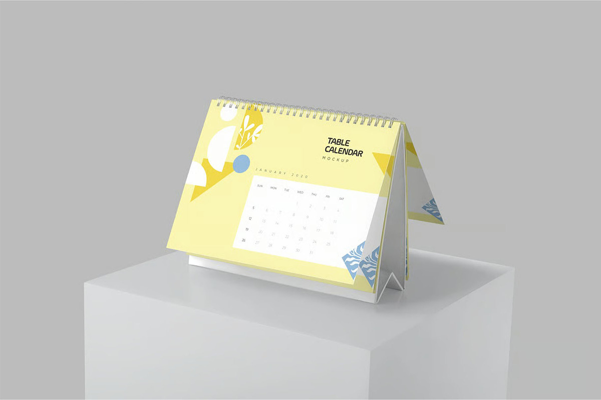 Calendar Mockup, a Product Mockup by megostudi0 (Photo 5 of 6)