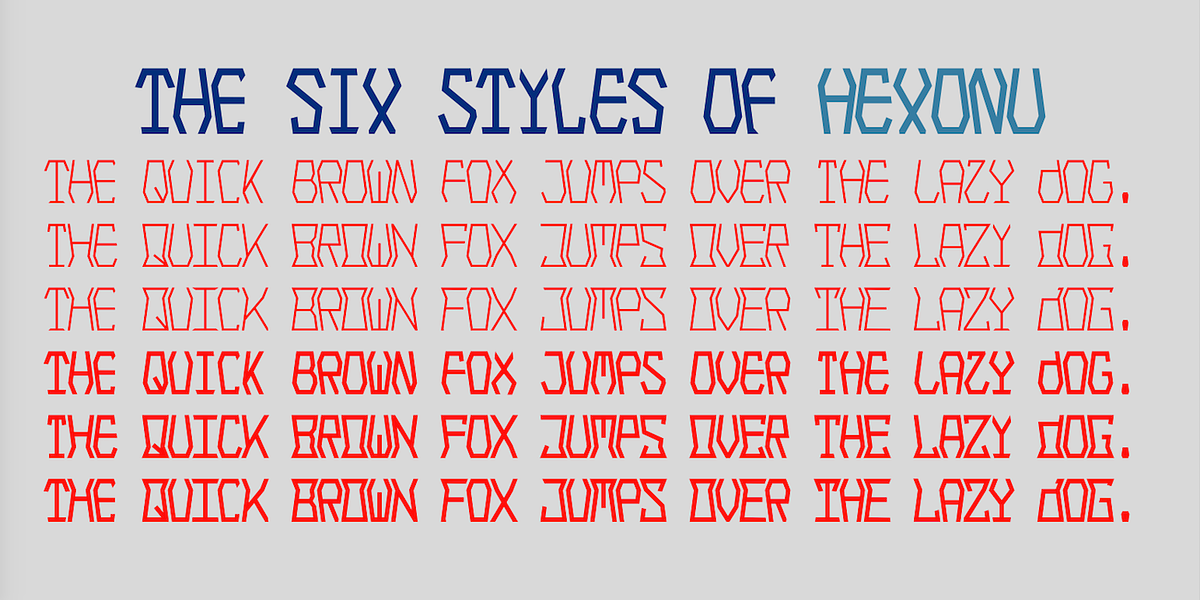 Hexonu, a Sans Serif Font by Ingrimayne Type (Photo 4 of 8)