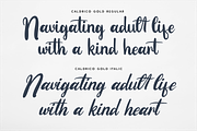 Caldrico Bold - Bold Script, a Script Font by Indotype Foundry (Thumbnail 5 of 10)
