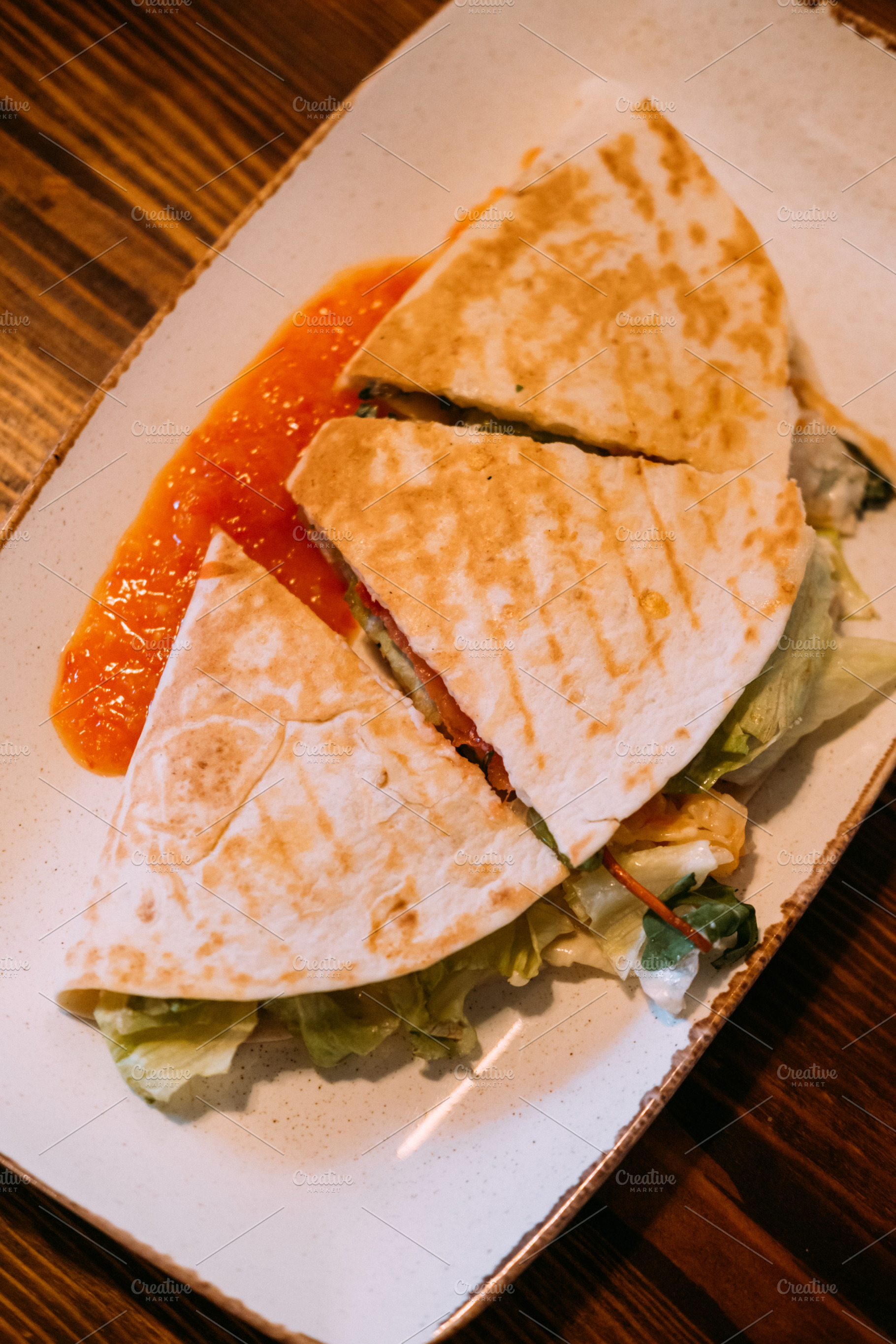 Tortilla food sliced served burrito grilled meal, a Food & Drink Photo by Photo Drive Studio