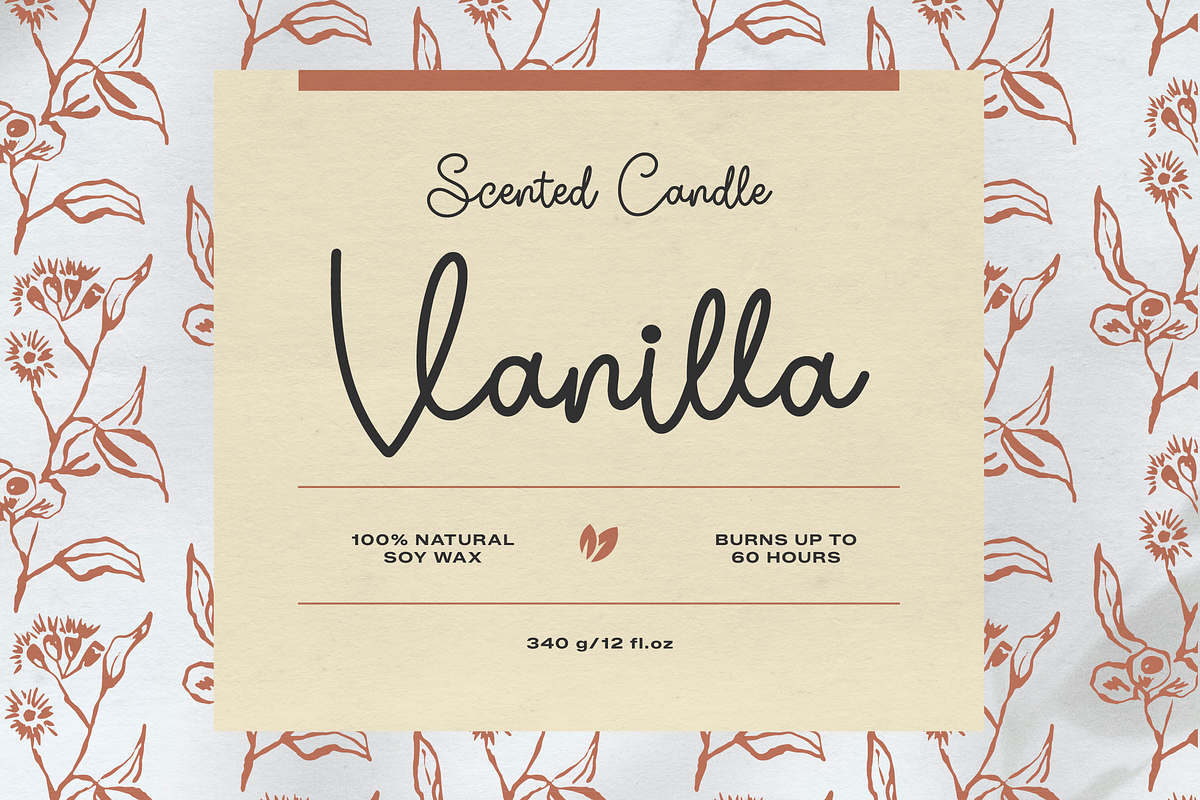 Grambell Saturn | Monoline Script, a Script Font by gracetype_studio (Photo 4 of 12)
