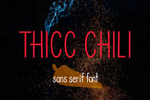 Thicc Chili font