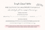Simple Casual Notes Handwritten Font, a Handwritten Font by Kaya Fonts (Thumbnail 24 of 24)