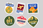Travel and Adventure Stamps, an Object Graphic by Neodivisu (Thumbnail 4 of 10)