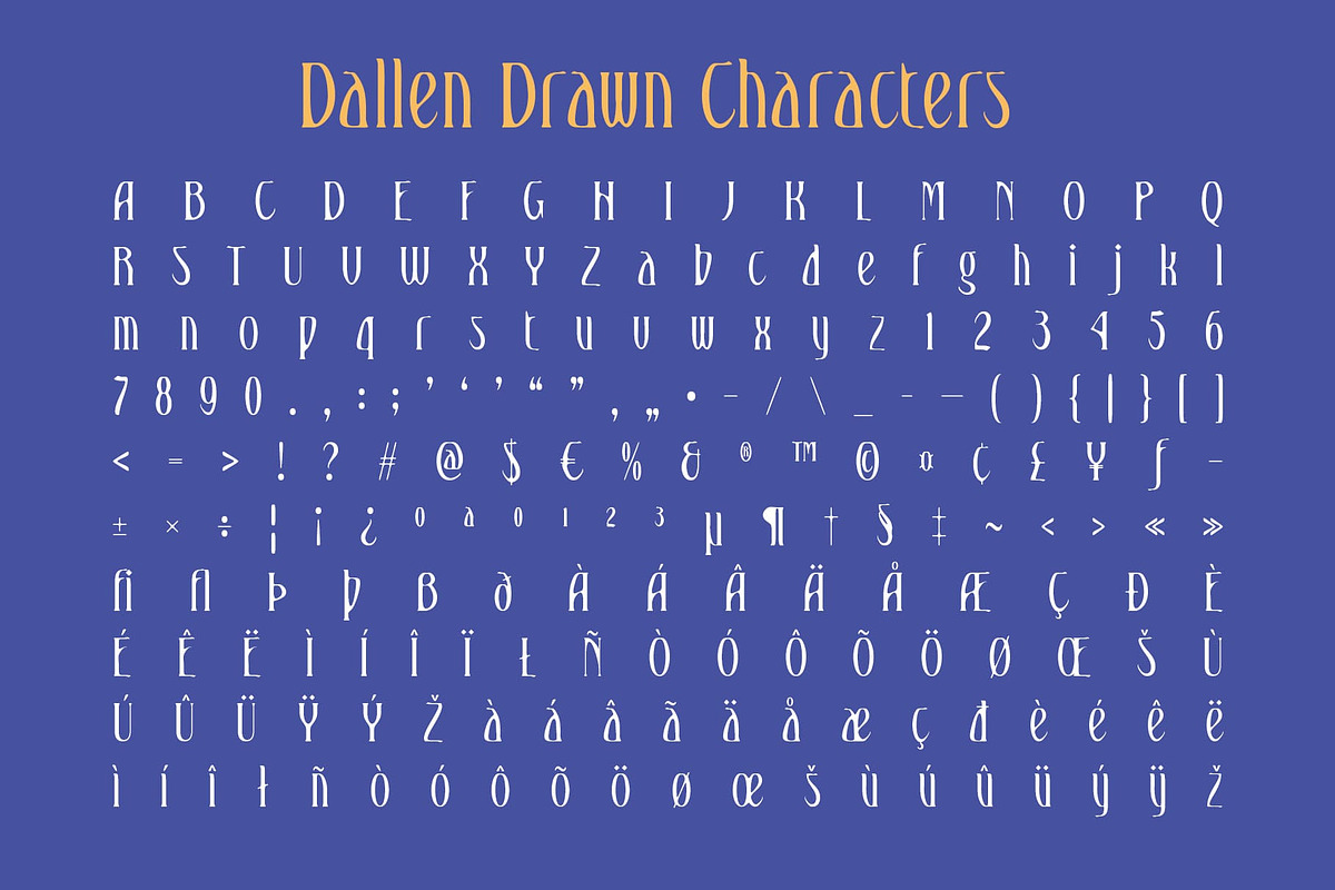 Dallen Drawn, a Serif Font by Craft Supply Co. (Photo 8 of 8)