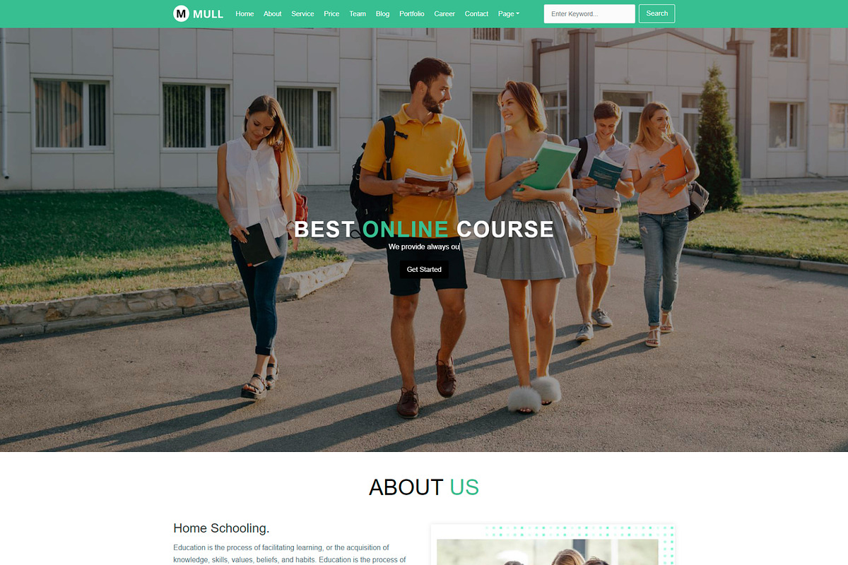 Mull Responsive Bootstrap-4 Template, a Bootstrap Template by Design Collection (Photo 3 of 3)
