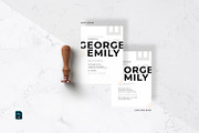 Minimal Wedding Invitation Suite, an Invitation Template by Azka Creative (Thumbnail 2 of 5)