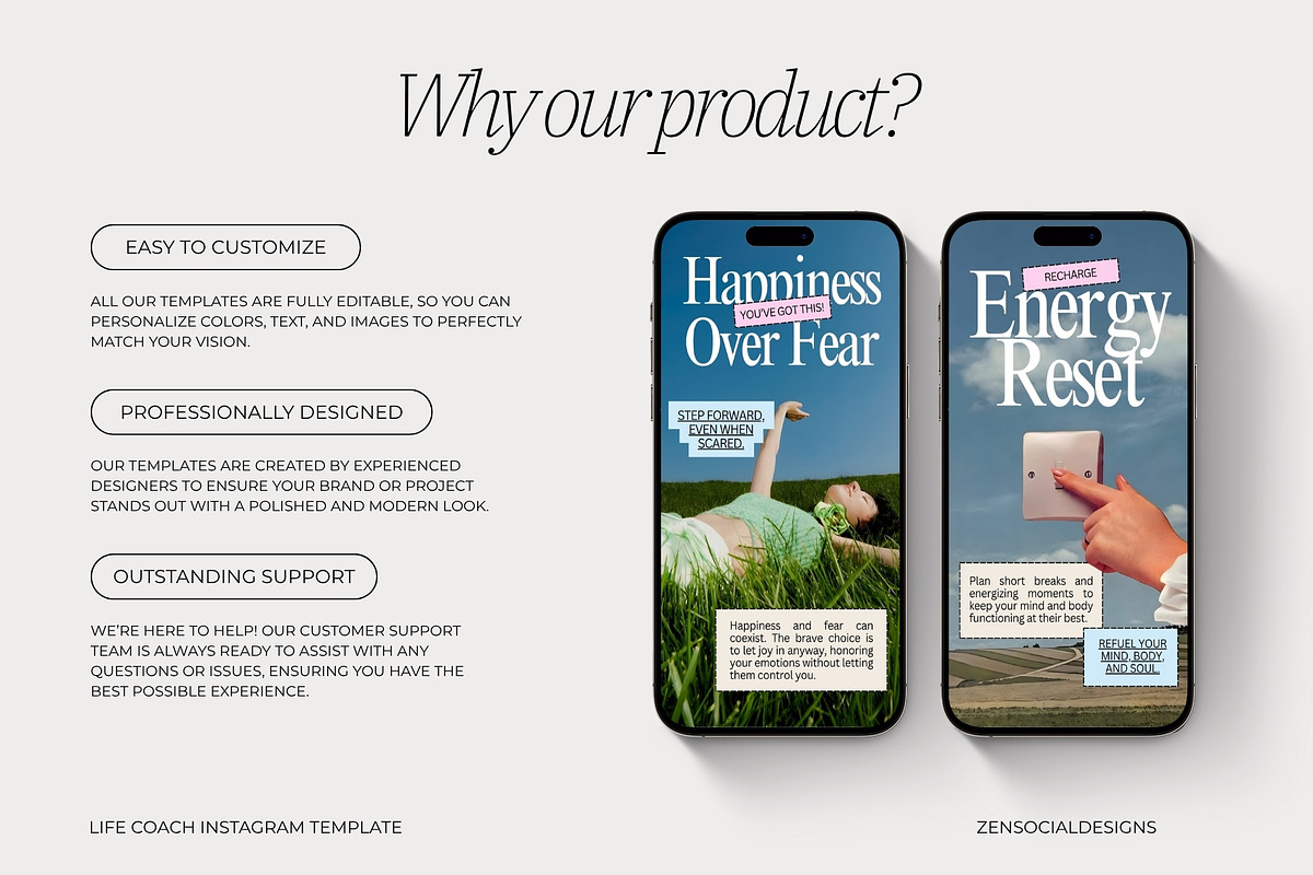 Life Coach Instagram Templates preview 5