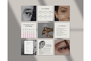 Lash Tech Template - Canva, a Social Media Template by TheTemplateTopia (Thumbnail 4 of 10)