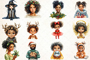 Antique Nordic Chirstmas Day Clipart, an Illustration by DreamCafeArt (Thumbnail 3 of 7)