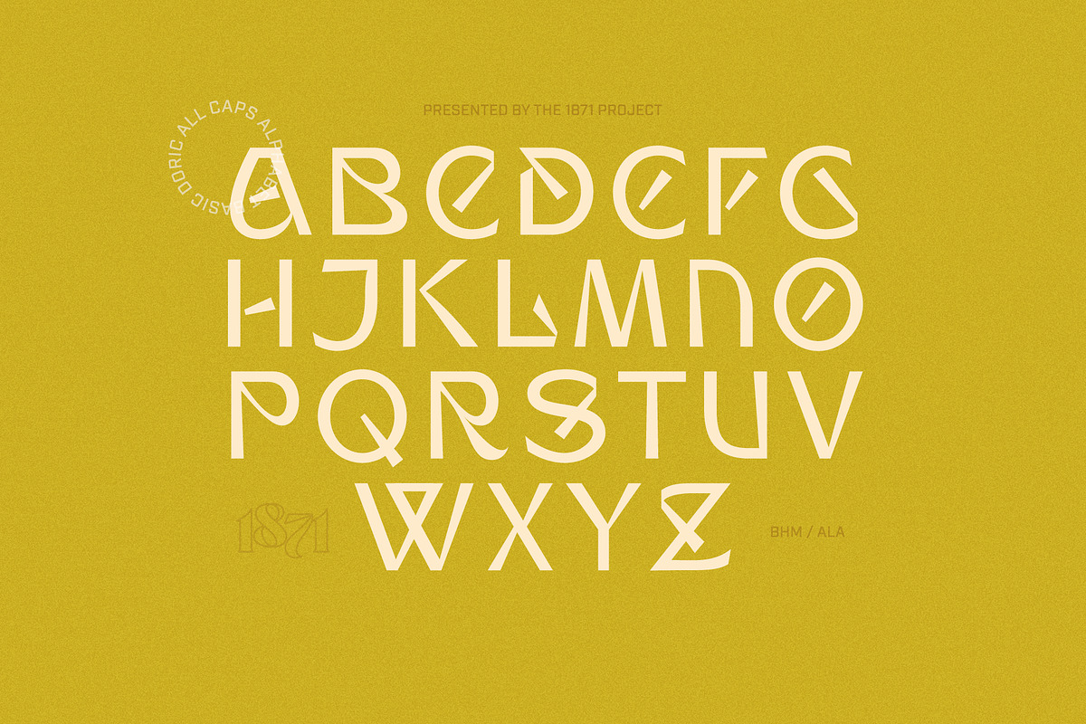 Doric - Classically Inspired Sans, a Sans Serif Font by 1871 Project (Photo 2 of 10)