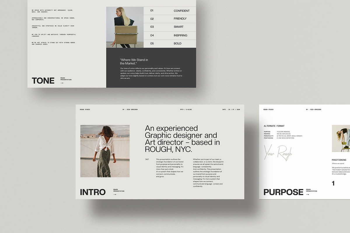 ROUGH Brand Blueprint Template preview 3