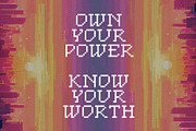 Pixel Punk - 8-Bit Serif Typeface, a Serif Font by HipFonts (Thumbnail 5 of 6)