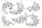 Birds in the Spring Garden, an Object Graphic by Molly art (Thumbnail 4 of 11)