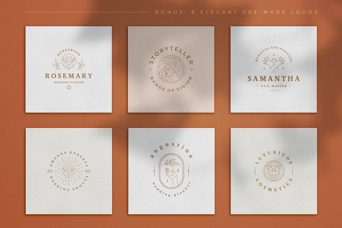 Logo Line Elements Collection, a Decorative Illustration by Vasya Kobelev (Photo 5 of 11)